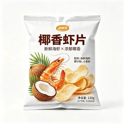 Película de embalaje estilo lámina-para snacks inflados